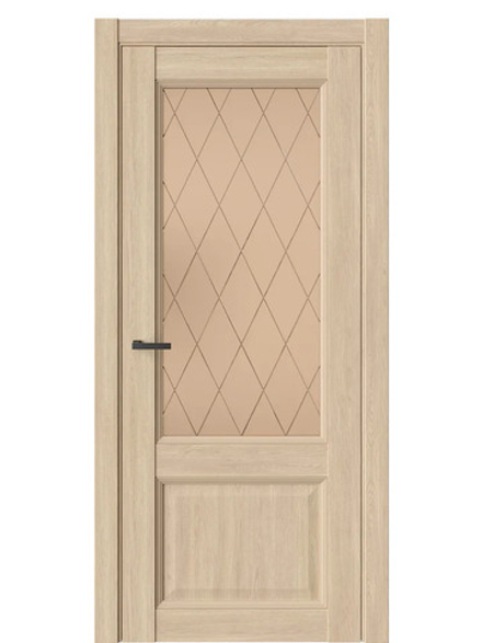 Двери WestStyle Enika 4 Сенди /Бронза Сатинат  ДО