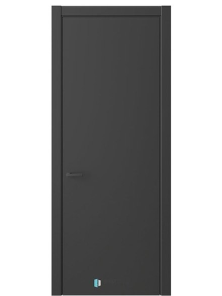 Двери WestStyle  ГЛАДКАЯ Черный Кварц  ДГ