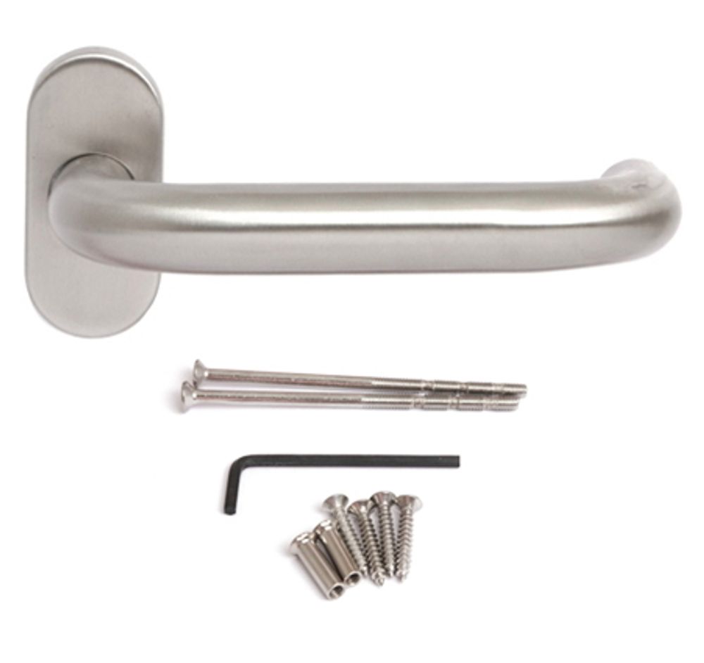 Дверные ручки apecs h-0903-inox - нержавеющая сталь