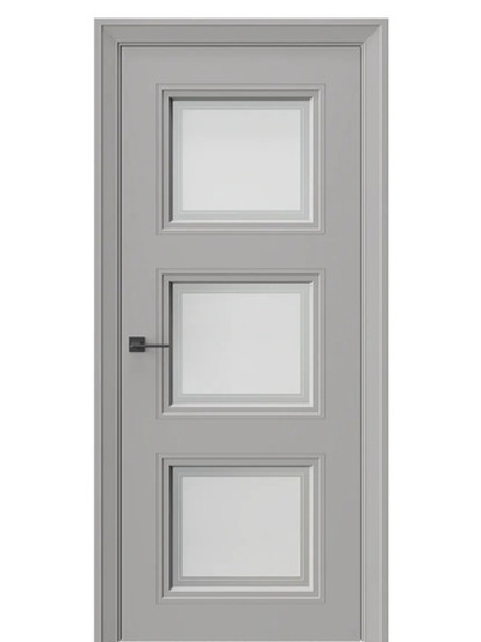 Двери WestStyle Eliss 6 Макиато /белое сатинат  ДО