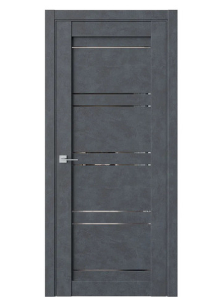 Двери WestStyle  "CZ 3 Бетон маренго/зеркало графит ДО