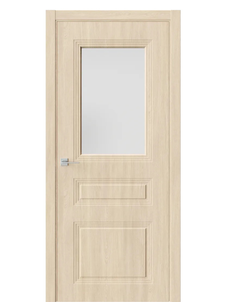 Двери WestStyle  Monte 8 Сенди /Белое Сатинат ДО