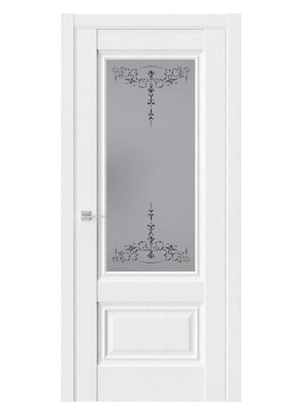 Двери WestStyle  "Ch 8"  Дуб винта/ графит сатинат ДО