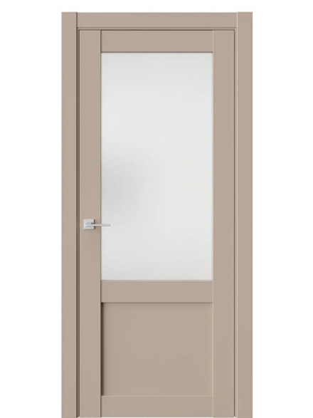 Двери WestStyle  NR4  Гляссе /Белое Сатинат ДО