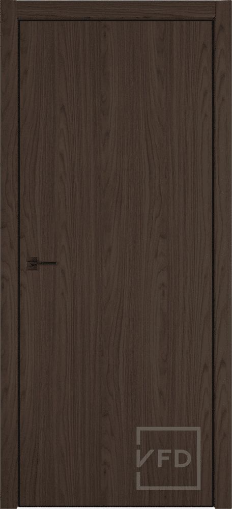 Межкомнатные двери ВФД "URBAN Z" Bourbon Wood 4х4 BE / Black Edge (Алюминиевая кромка) ДГ