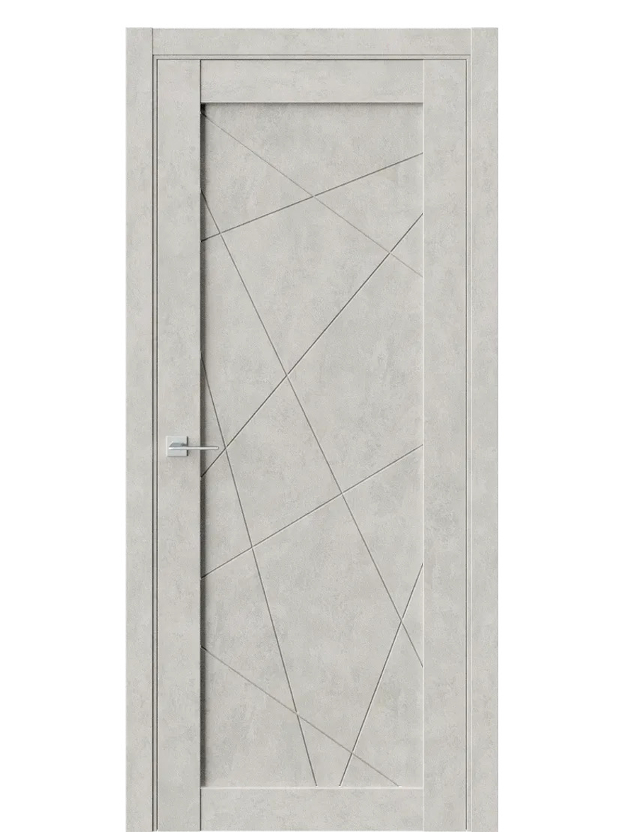 Двери WestStyle  NR1  Prime 1  Бетон Смоки ДГ