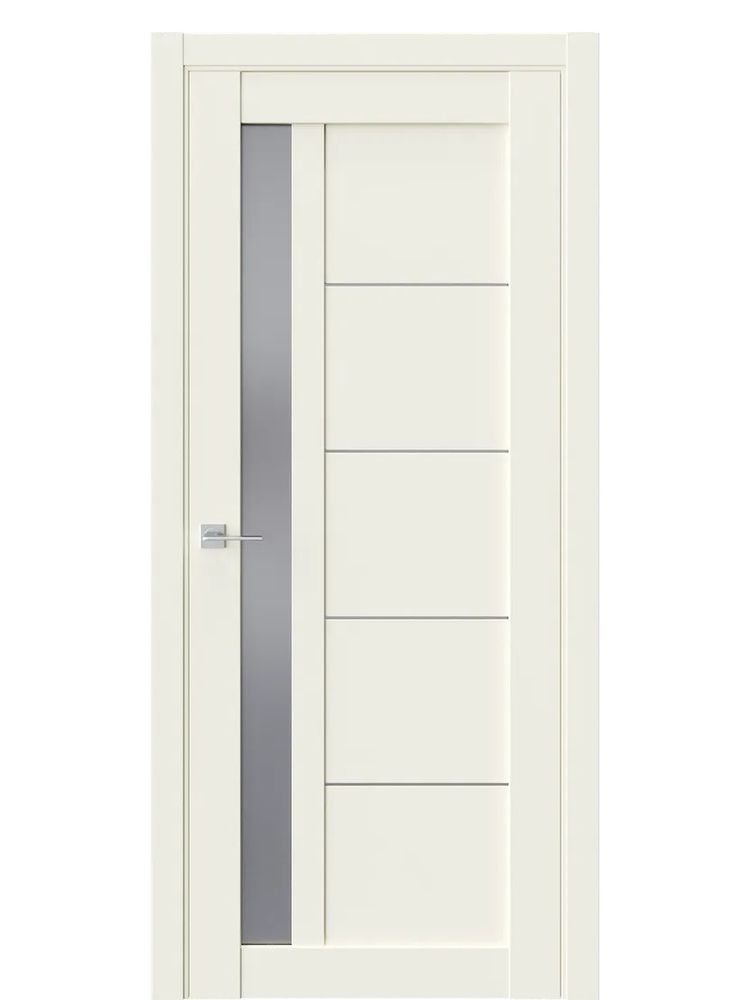 Межкомнатные двери WestStyle  RL 4 Emlayer Бежевый /Графит Сатинат ДО