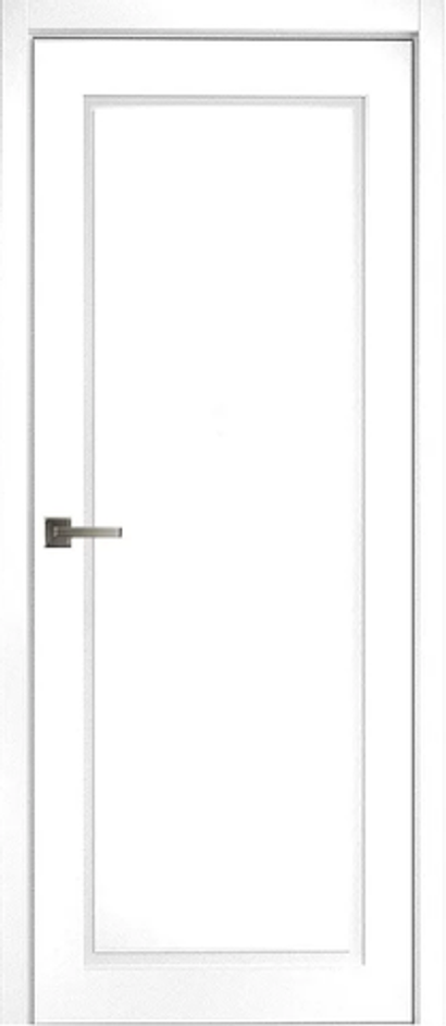 Межкомнатные двери ALBERO "Нео-Классика-1" Эмаль Белый/защелка магнитная (ДГ)