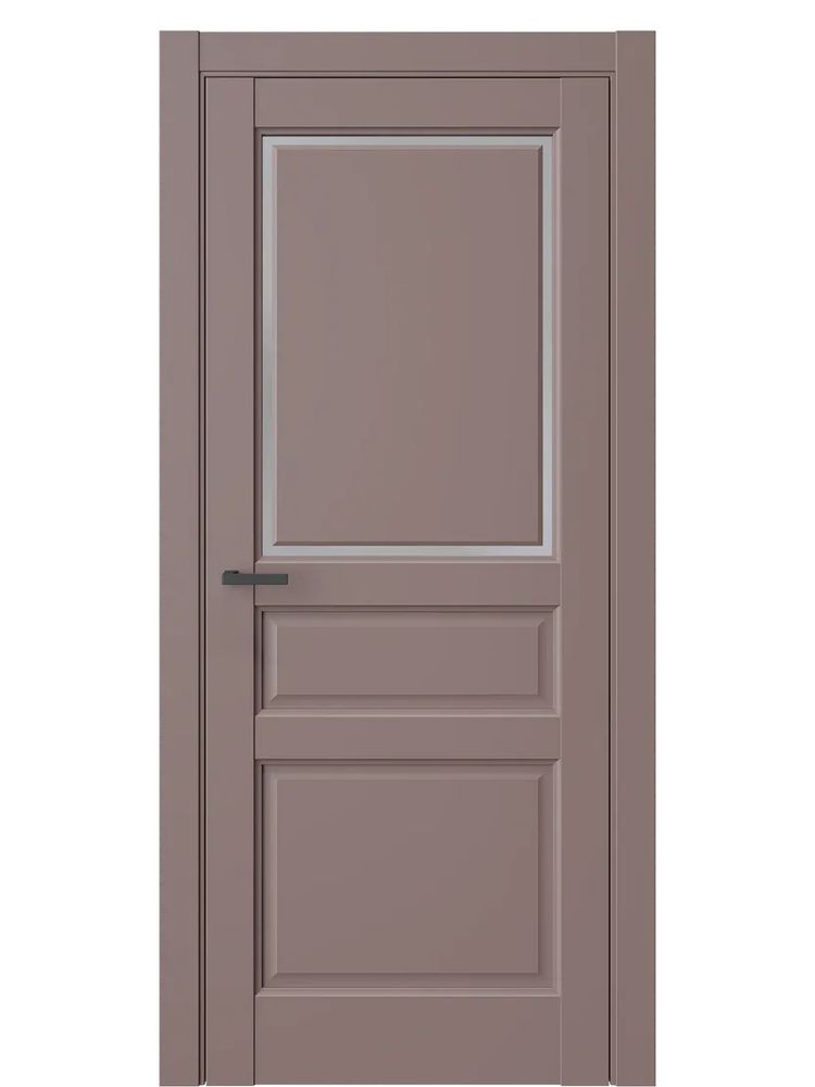 Двери WestStyle  LVT 5Е Милкшейк/ Графит Сатинат ДО