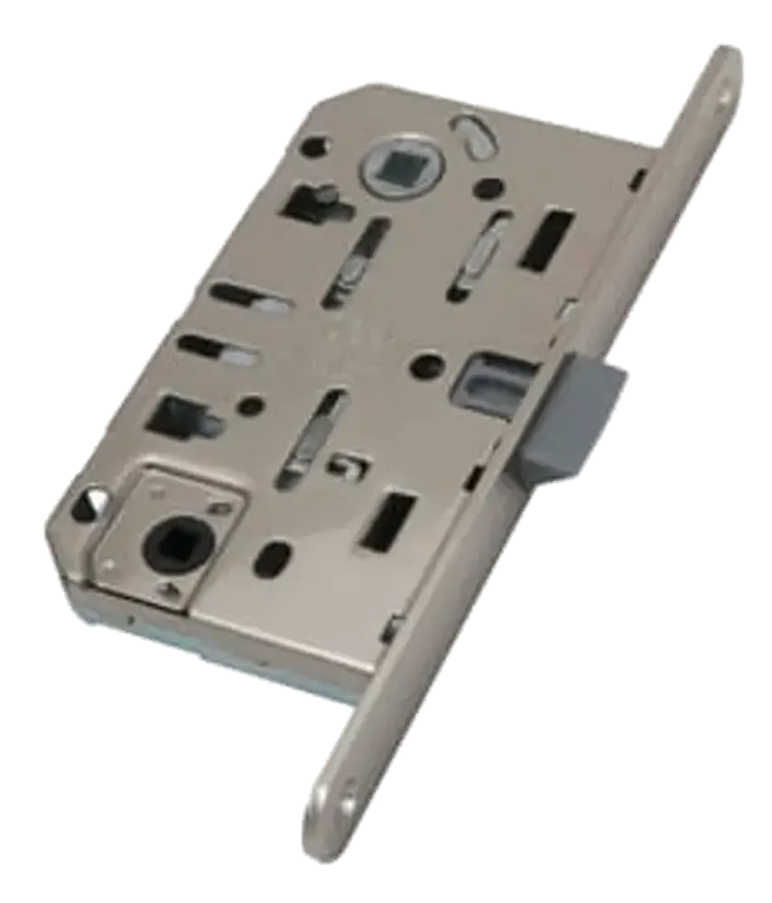 Замок под завертку agb mediana evolution цвет - матовый хром