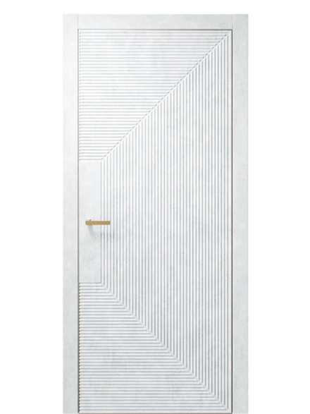 Двери WestStyle  "IN 4 FL" Бетон Лайт /алюм.кромка  ДГ