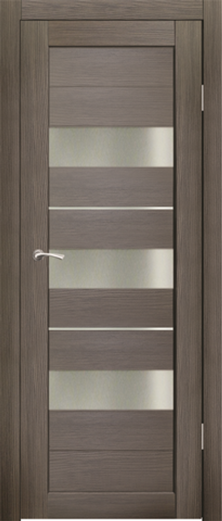 Межкомнатные двери SYNERGY "Дельта" Акация темная (Сатинат матовое)