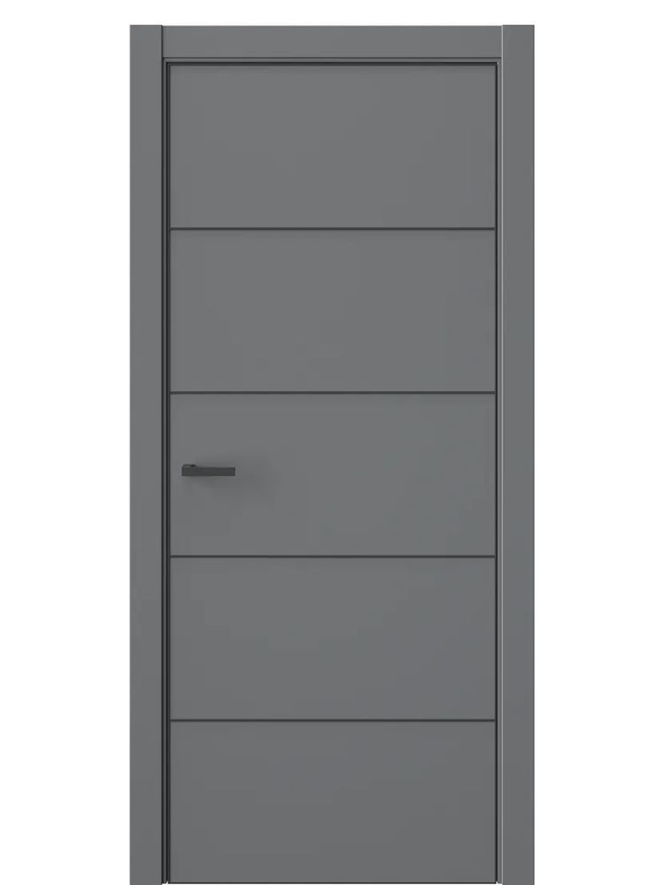 Двери WestStyle  "IN 27" Альпийская Ночь /алюм.кромка  ДГ