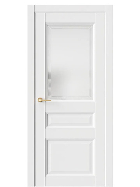 Двери WestStyle Enika 6 Emlayer белый /Белое Сатинат  ДО