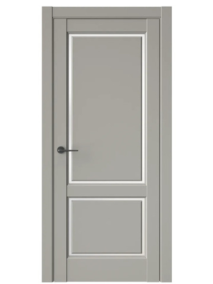 Двери WestStyle  LVT 3 Пустынное Золото/ Белое Сатинат ДО