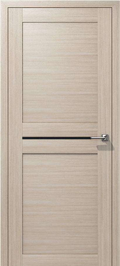 Межкомнатные двери ВОСХОД "ОМЕГА" Амурская лиственница черное стекло ДО