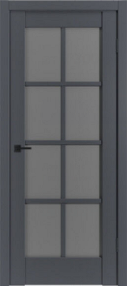 Межкомнатные двери ВФД "EMALEX R1" EMALEX Onyx/Dark Cioud (ДО)
