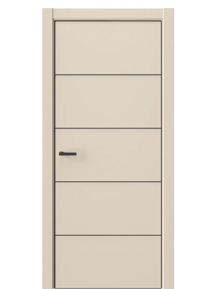 Двери WestStyle  "IN 27" Лазурный Песок /алюм.кромка  ДГ