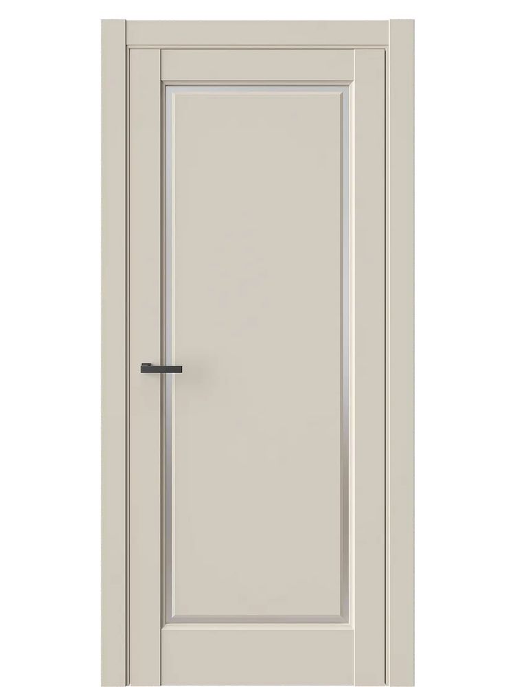 Двери WestStyle  LVT 1 Лазурный Песок/ Белое Сатинат ДО