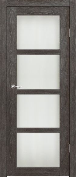 Межкомнатные двери SYNERGY "Трио" Гранит (Сатинат матовое)