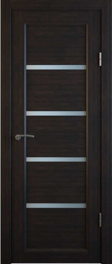Межкомнатные двери MART DOORS В2 Венге/Сатинат (ДО)