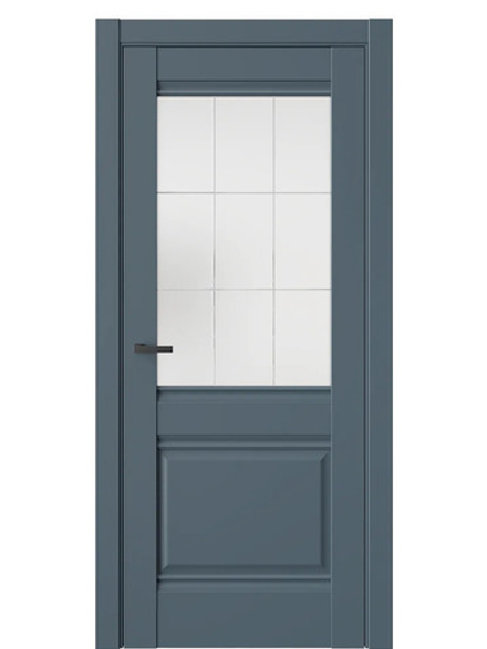 Двери WestStyle  "Ch 6" Океанская волна/ белое сатинат ДО