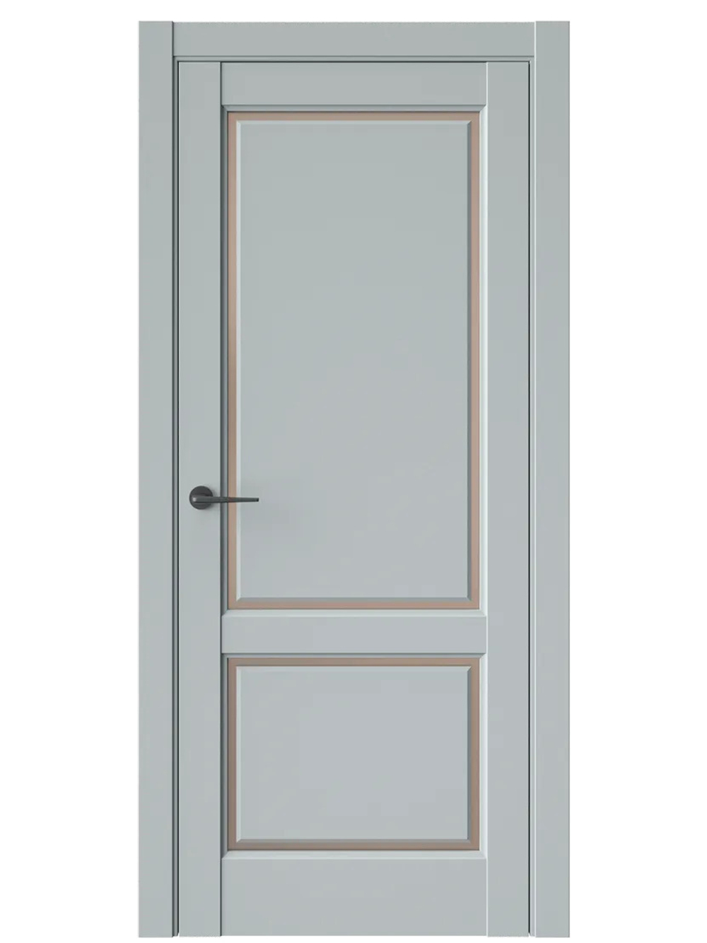 Двери WestStyle  LVT 3 Платиновый Дым/ Бронза Сатинат ДО