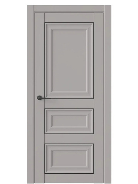 Двери WestStyle HR5 Макиато /молдинг черный  ДГ