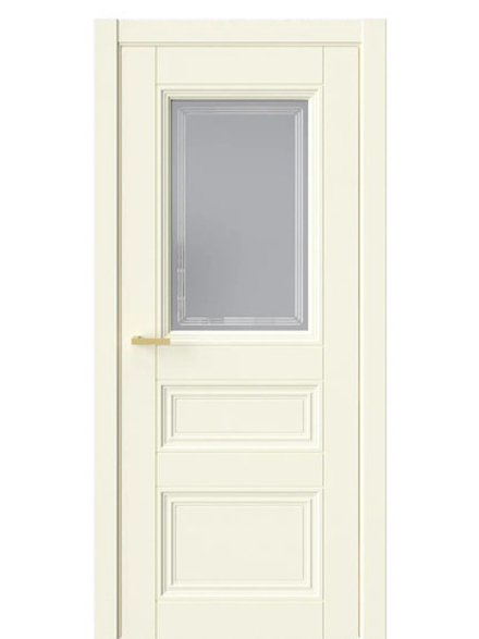 Двери WestStyle  Demiss 12  Ваниль / графит сатинат ДО