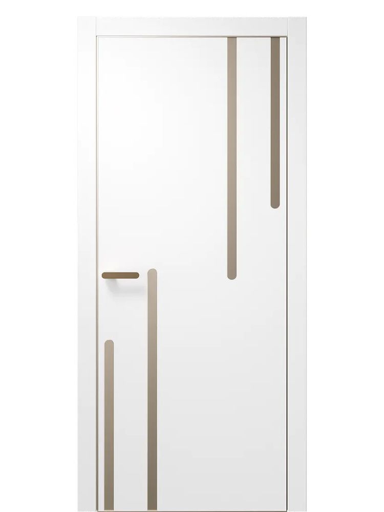 Двери WestStyle "IN М3" Меринос Белый /молдинг /алюм.кромка ДГ Двери WestStyle "IN М3" Меринос Белый /молдинг /алюм.кромка ДГ