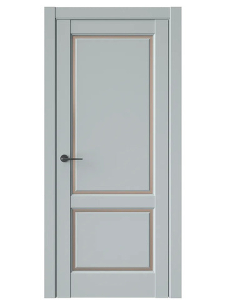 Двери WestStyle  LVT 3 Платиновый Дым/ Бронза Сатинат ДО