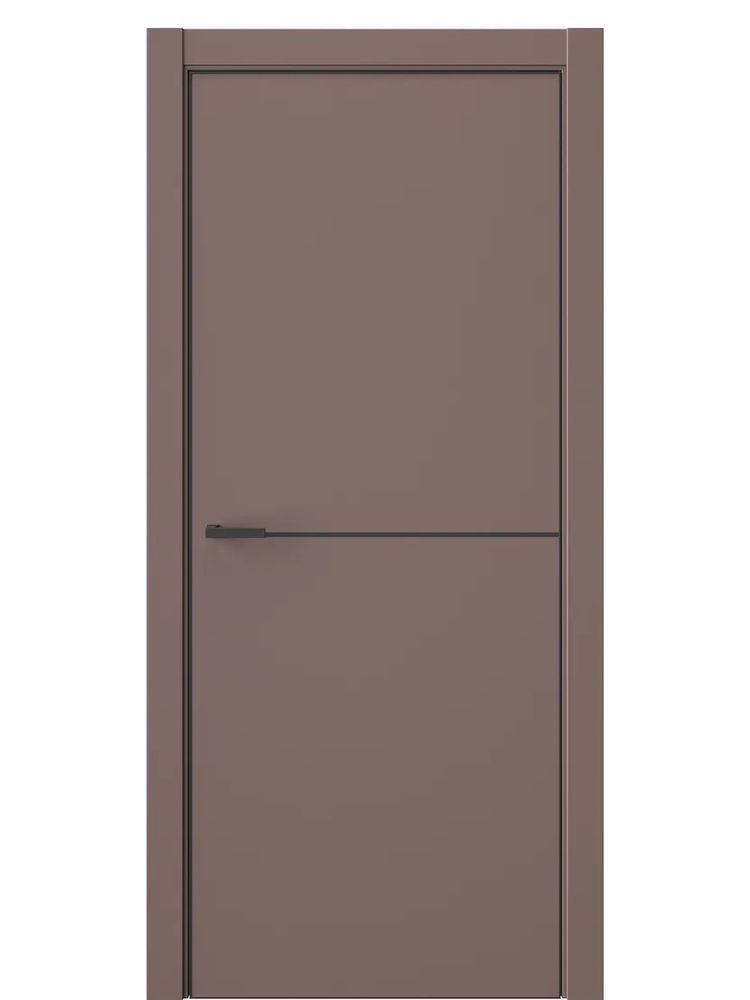 Двери WestStyle  "IN 39" Милкшейк /алюм.кромка  ДГ