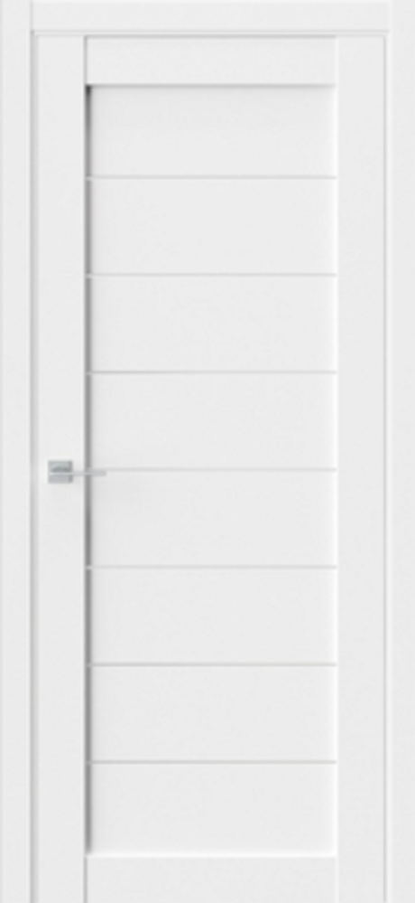 Межкомнатные двери WestStyle "Q48" (RE48) Белый Глянец/Графит сатинат ДО