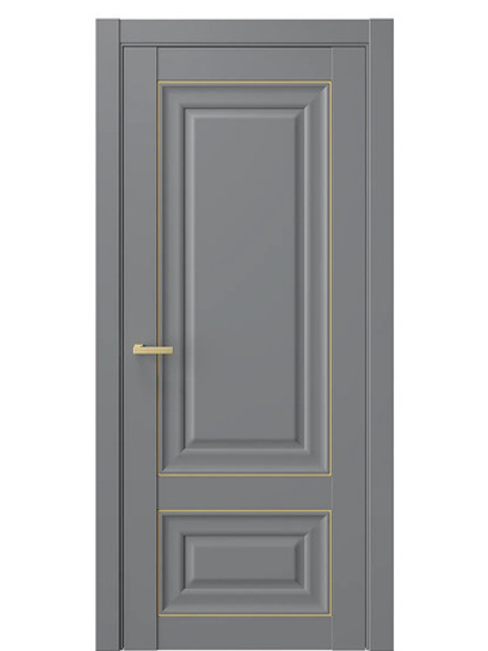 Двери WestStyle HR3 F Альпийская ночь /молдинг золото  ДГ