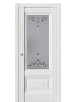 Двери WestStyle  "Ch 8"  Клен айс/ графит сатинат ДО