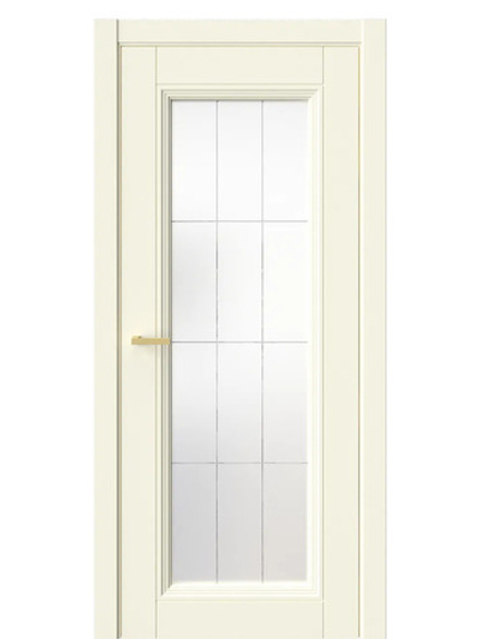 Двери WestStyle  Demiss 2  Ваниль / белое сатинат ДО