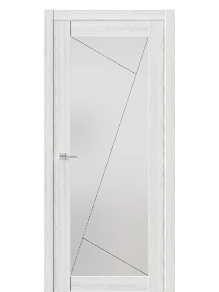 ДВЕРИ WestStyle  NR2  Клён Айс /Белое Сатинат ДО