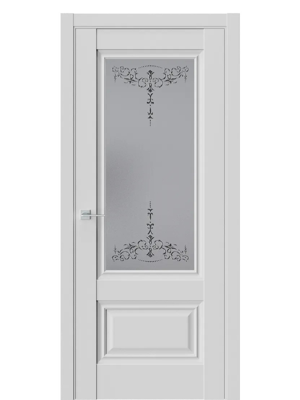 Двери WestStyle  "Ch 8"  Emlayer серый/ графит сатинат ДО