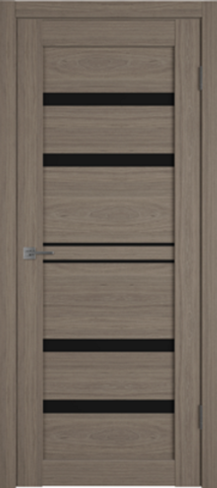 Межкомнатные двери ВФД GL Atum Pro X 26 Brun Oak / Black Cloud (ДО)