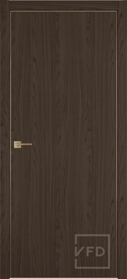 Межкомнатные двери ВФД "URBAN Z" Bourbon Wood 4х4 GE /Gold Edge (Алюминиевая кромка) ДГ