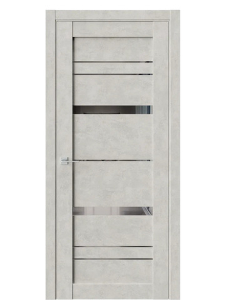 Двери WestStyle  "CZ 2 Бетон смоки/зеркало графит ДО