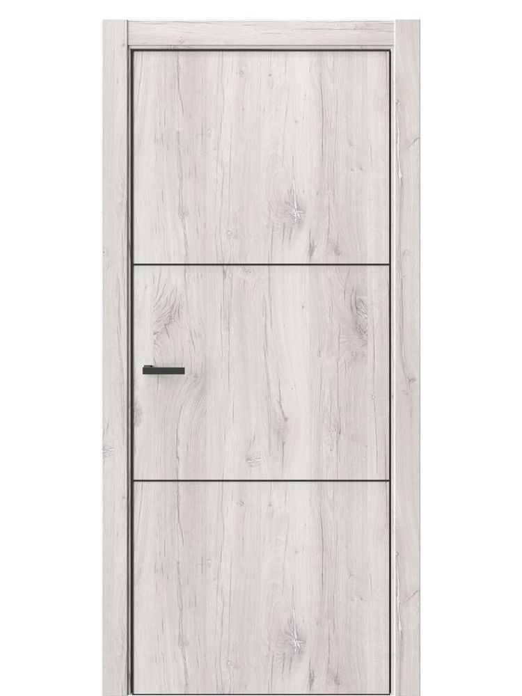 Двери WestStyle  &quot;IN 26&quot; Серая Гавань /алюм.кромка  ДГ