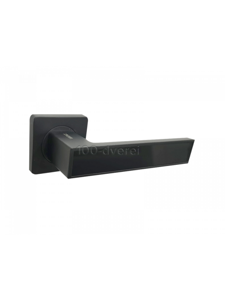 Дверные ручки vantage v 52 bl/bl al цвет- черный матовый