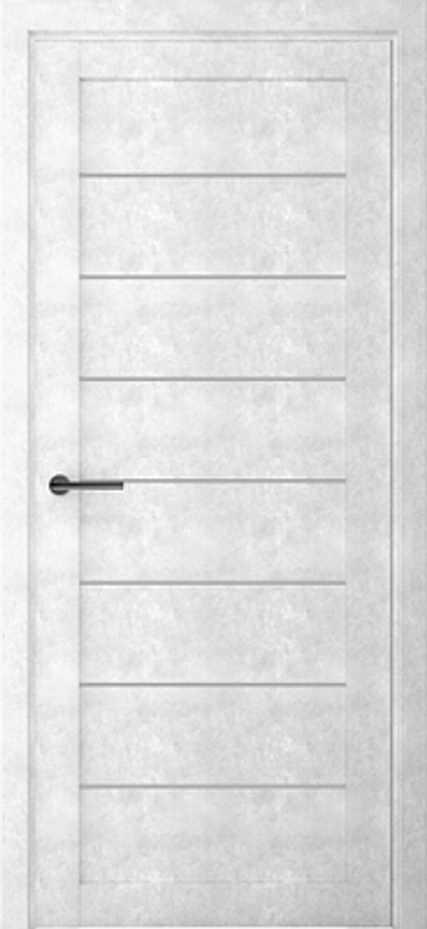 Межкомнатные двери ALBERO СЕУЛ Бетон Светлый/матовый