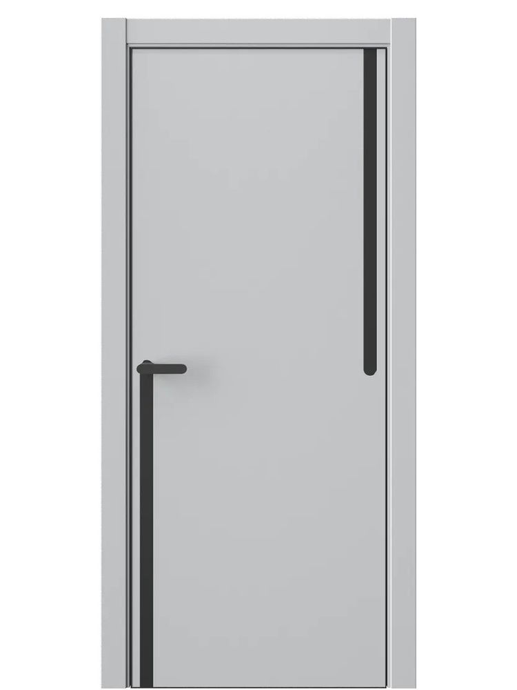 Межкомнатные двери WestStyle "Q37" (RE37) Дуб эссе/Графит сатинат ДО
