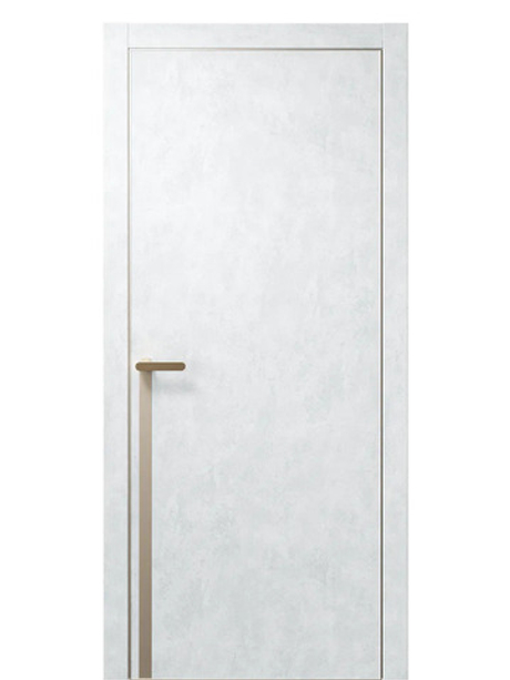 Двери WestStyle  "IN М1.3" Бетон Лайт /молдинг /алюм.кромка  ДГ