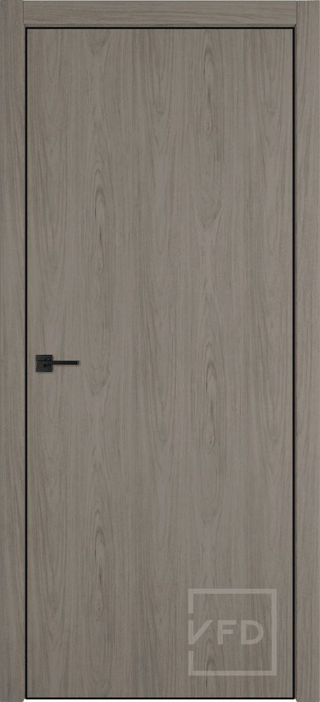 Межкомнатные двери ВФД "URBAN Z" Dust Forest 4х4 BE / Black Edge (Алюминиевая кромка) ДГ