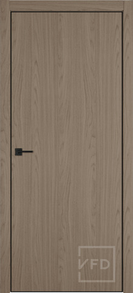 Межкомнатные двери ВФД "URBAN Z" Amber Wood 4х4 BE / Black Edge (Алюминиевая кромка) ДГ