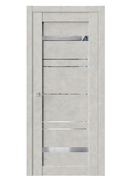 Двери WestStyle  "CZ 5 Бетон смоки/зеркало  ДО