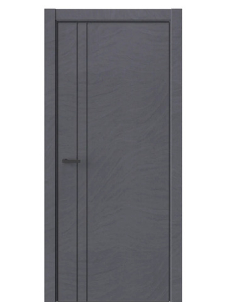 Двери WestStyle  "IN 40" Стоунлайн Дарк /алюм.кромка  ДГ